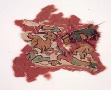 Band with Flora and Fauna Motifs, 500s - 600s. Creator: Unknown