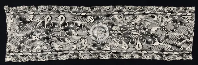 Band with Leaf Motifs, 17th century. Creator: Unknown.