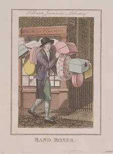 Band Boxes Cries of London, 1804. Artist: Anon