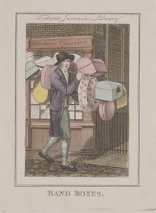 Band Boxes Cries of London, 1804. Artist: Anon