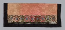 Band (for Woman's Trousers), China, 1875/1900. Creator: Unknown