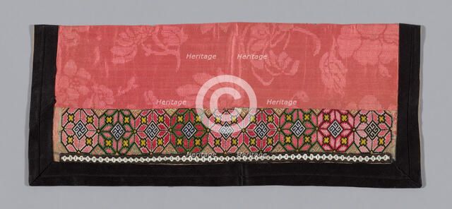 Band (for Woman's Trousers), China, 1875/1900. Creator: Unknown.