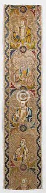 Band from an Orphrey, Florence, 1360s. Creator: Unknown.