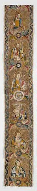 Band from an Orphrey, Florence, 1360s. Creator: Unknown.