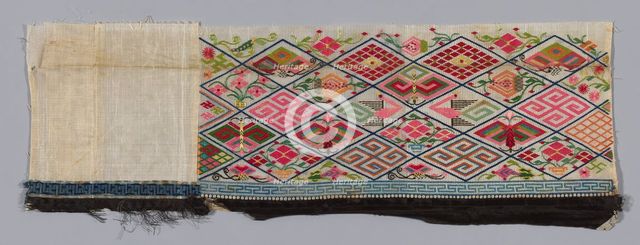Band (from Woman's Trousers), China, 1875/1900. Creator: Unknown.