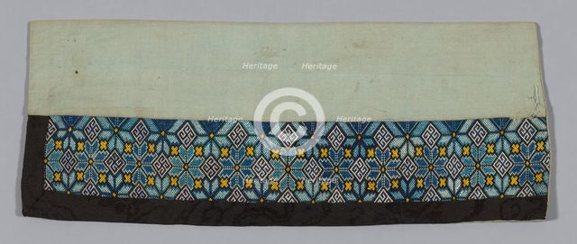 Band (from Woman's Trousers), China, 1875/1900. Creator: Unknown.