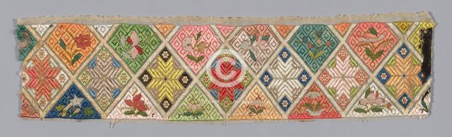 Band (from Woman's Trousers or Robe), China, 1875/1900. Creator: Unknown.