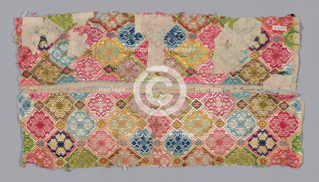 Band (from Woman's Trousers or Robe), China, 1875/1900. Creator: Unknown.
