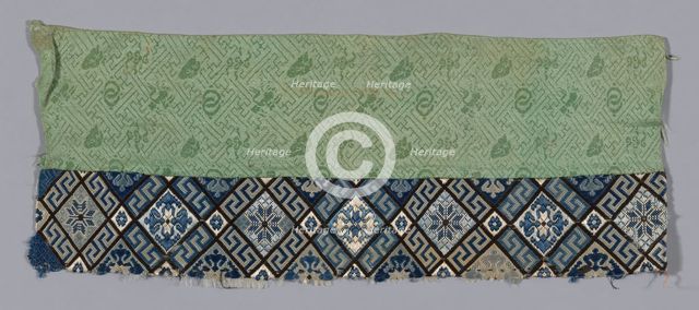 Band (from Woman's Trousers or Robe), China, 1875/1900. Creator: Unknown.