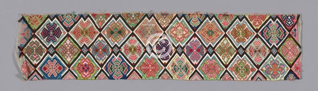 Band (from Woman's Trousers or Robe), China, 1875/1900. Creator: Unknown.