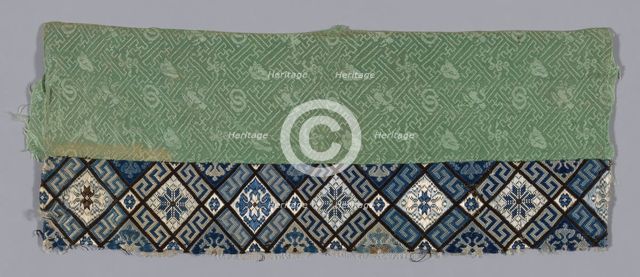 Band (from Woman's Trousers or Robe), China, 1875/1900. Creator: Unknown.