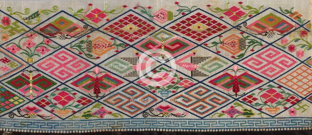 Band (from Woman's Trousers), China, 1875/1900. Creator: Unknown.