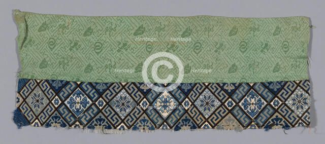 Band (from Woman's Trousers or Robe), China, 1875/1900. Creator: Unknown.