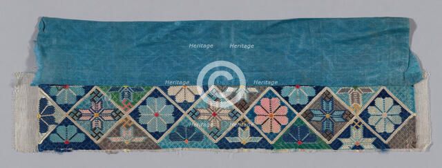 Band (from Woman's Trousers or Robe), China, 1875/1900. Creator: Unknown.