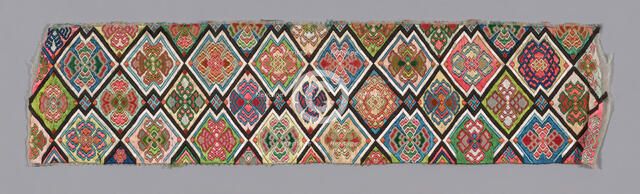 Band (from Woman's Trousers or Robe), China, 1875/1900. Creator: Unknown.