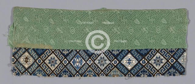 Band (from Woman's Trousers or Robe), China, 1875/1900. Creator: Unknown.