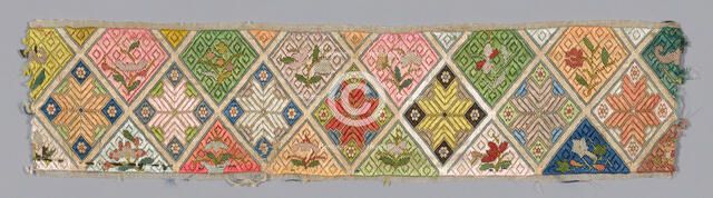 Band (from Woman's Trousers or Robe), China, 1875/1900. Creator: Unknown.