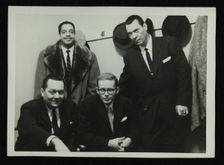 Band members of the Eddie Condon All Stars, 1957. Creator: Denis Williams