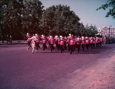 Band of the Grenadier Guards, The Mall, London, c1955. Creator: Arthur Charles Kirby Ware