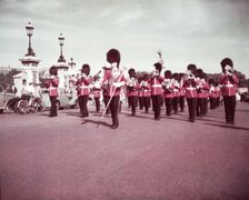 Band of Guards in the Mall, London, c1955. Creator: Arthur Charles Kirby Ware