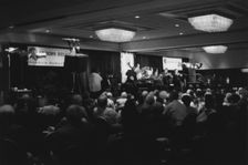 Band on stage, The March of Jazz, Clearwater Beach, Florida, 2000. Creator: Brian Foskett