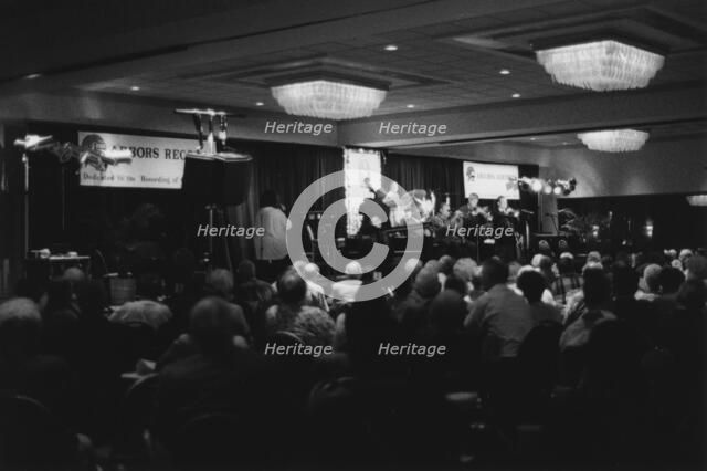 Band on stage, The March of Jazz, Clearwater Beach, Florida, 2000. Creator: Brian Foskett.