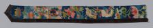 Band or Border (from Woman's Garment), China, 1875/1900. Creator: Unknown