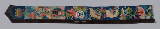 Band or Border (from Woman's Garment), China, 1875/1900. Creator: Unknown.
