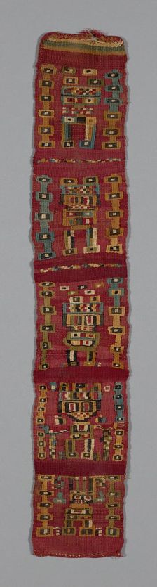 Band, Peru, A.D. 800/1100. Creator: Unknown