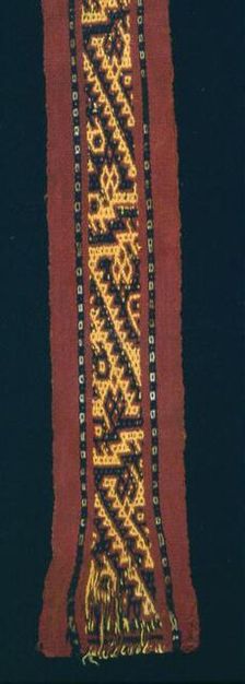 Band, Peru, A.D. 1000/1476. Creator: Unknown