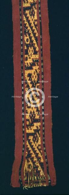 Band, Peru, A.D. 1000/1476. Creator: Unknown.