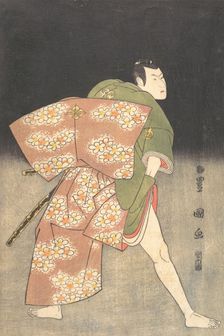Bando Minosuke (Mitsugoro III) in the Role of a Young Samurai, 1796. Creator: Utagawa Toyokuni I