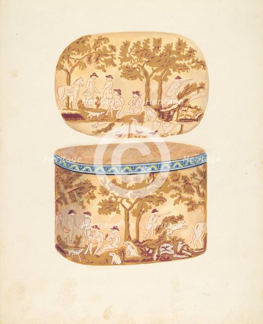 Bandbox, 1935/1942. Creator: Unknown.
