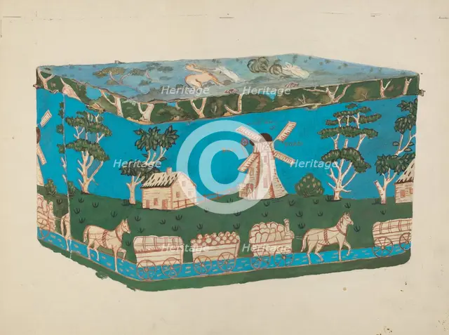 Bandbox, c. 1953. Creator: Jessie M Youngs.