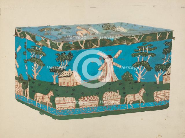Bandbox, c. 1953. Creator: Jessie M Youngs.