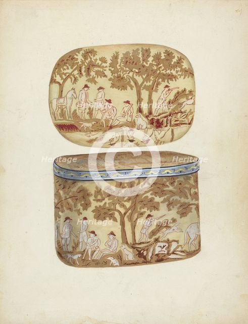Bandbox, c. 1953. Creator: Joseph Rothenberg.