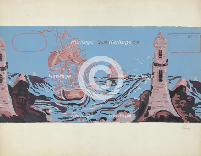 Bandbox, c. 1953. Creator: Selma Sandler.