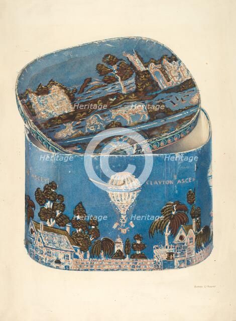 Bandbox Design, 1935/1942. Creator: Alfred Koehn.