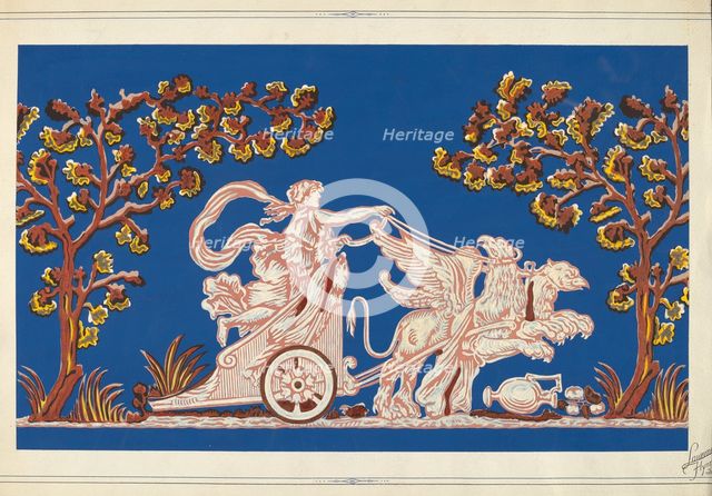 Bandbox Design, c. 1937. Creator: Lawrence Flynn.