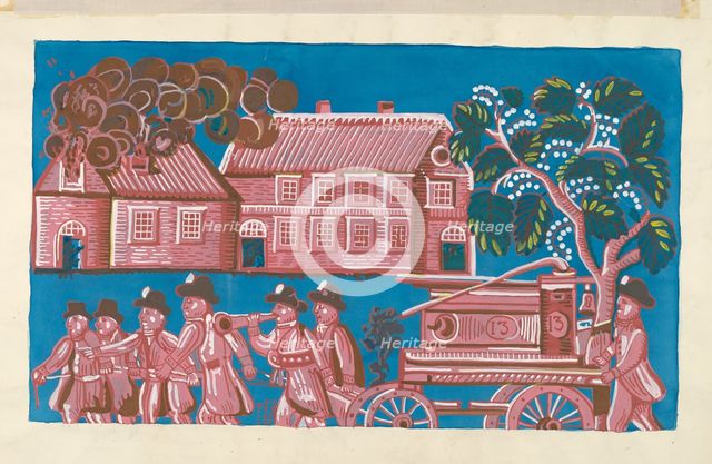 Bandbox Design, c. 1937. Creator: Martin Partyka.