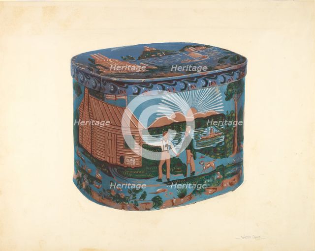 Bandbox Design, c. 1939. Creator: Walter Doran.