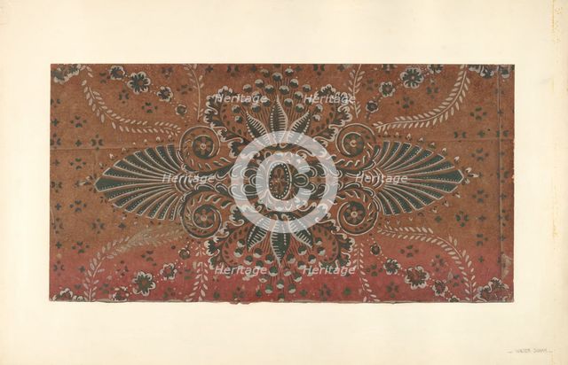 Bandbox Design, c. 1939. Creator: Walter Doran.