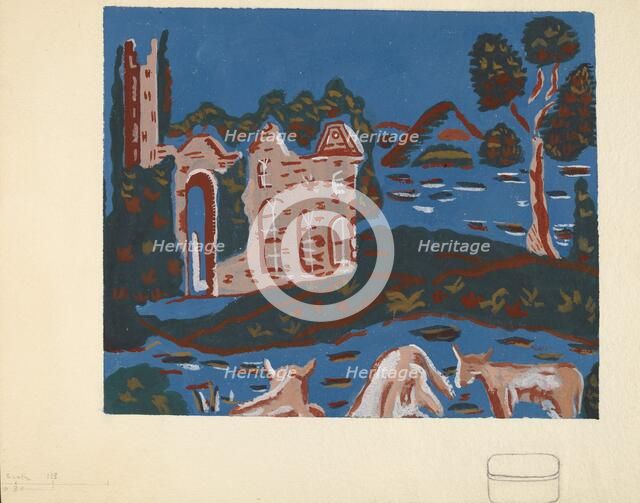 Bandbox Design, c. 1939. Creator: Unknown.