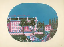 Bandbox Design (Deaf and Dumb Asylum), c. 1939. Creator: Martin Partyka