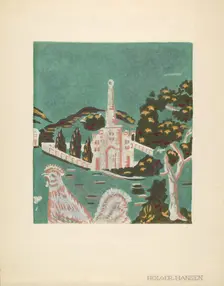 Bandbox (detail), c. 1940. Creator: Holger Hansen