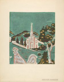Bandbox (detail), c. 1940. Creator: Holger Hansen