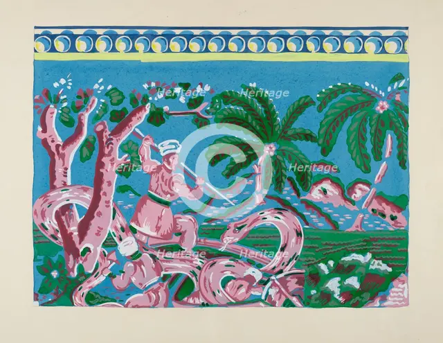Bandbox Paper, c. 1937. Creator: Martin Partyka.
