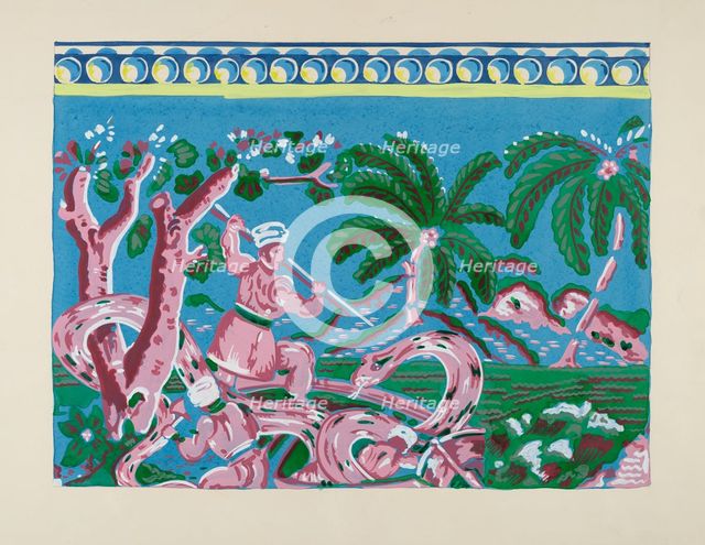 Bandbox Paper, c. 1937. Creator: Martin Partyka.