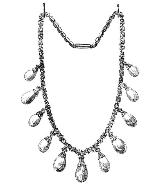 Bandeau of Diamonds and Oriental Pearls, 1857. Creator: Unknown.