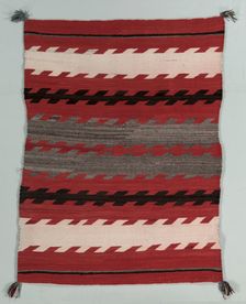 Banded Rug, c. 1890-1900. Creator: Unknown